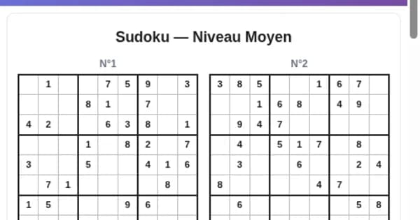 ImprimerSudoku screenshot 3