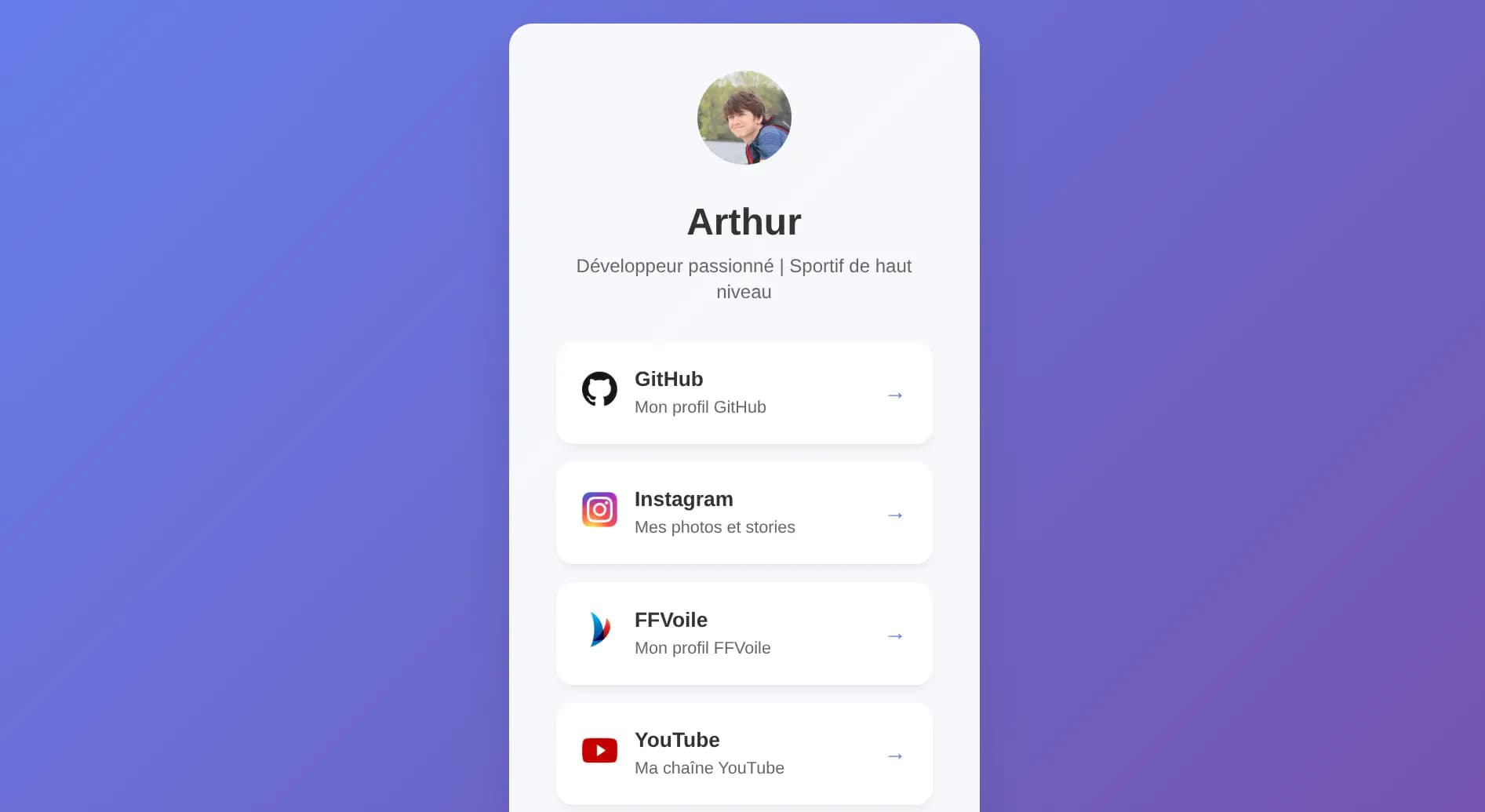 Linktree screenshot 1