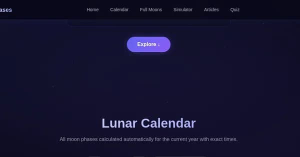 Moon Phases screenshot 2