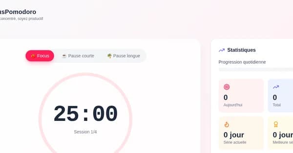 FocusPomodoro screenshot 1