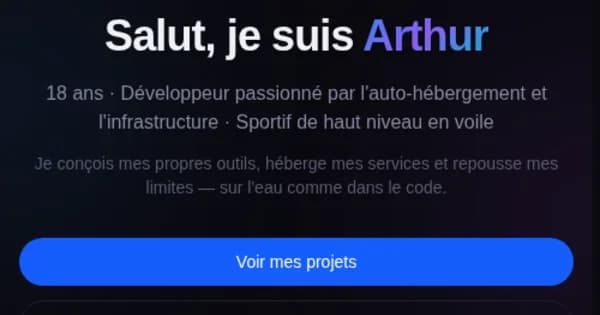 Portfolio ArthurP screenshot 3