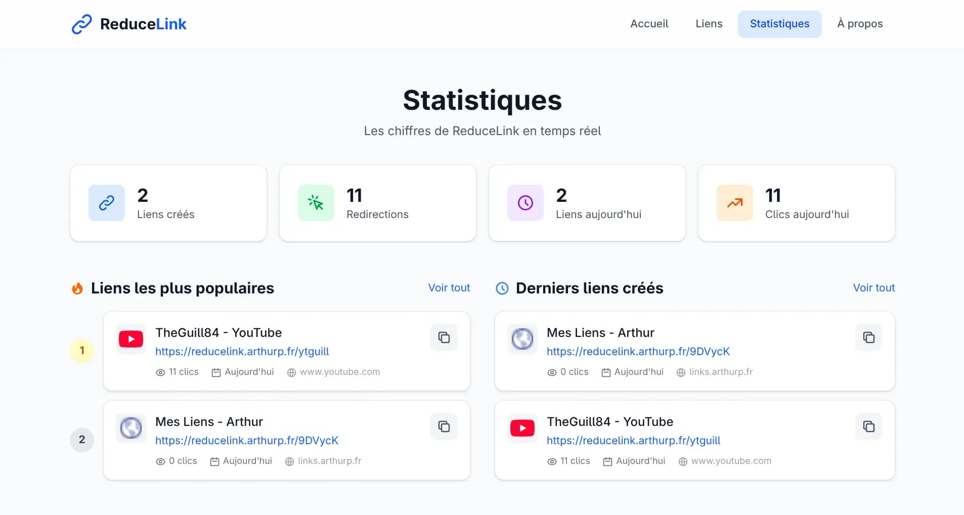 ReduceLink screenshot 3