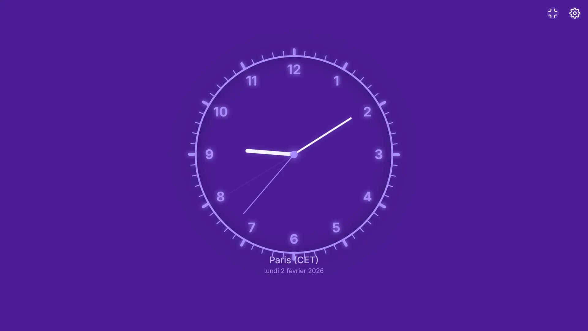 Clock screenshot 2